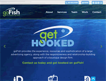 Tablet Screenshot of gofishadv.com